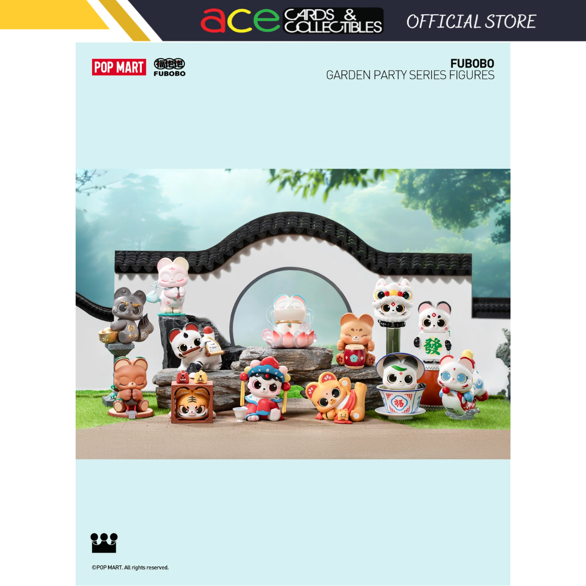POP MART Fubobo Garden Party Series-Single Box (Random)-Pop Mart-Ace Cards &amp; Collectibles