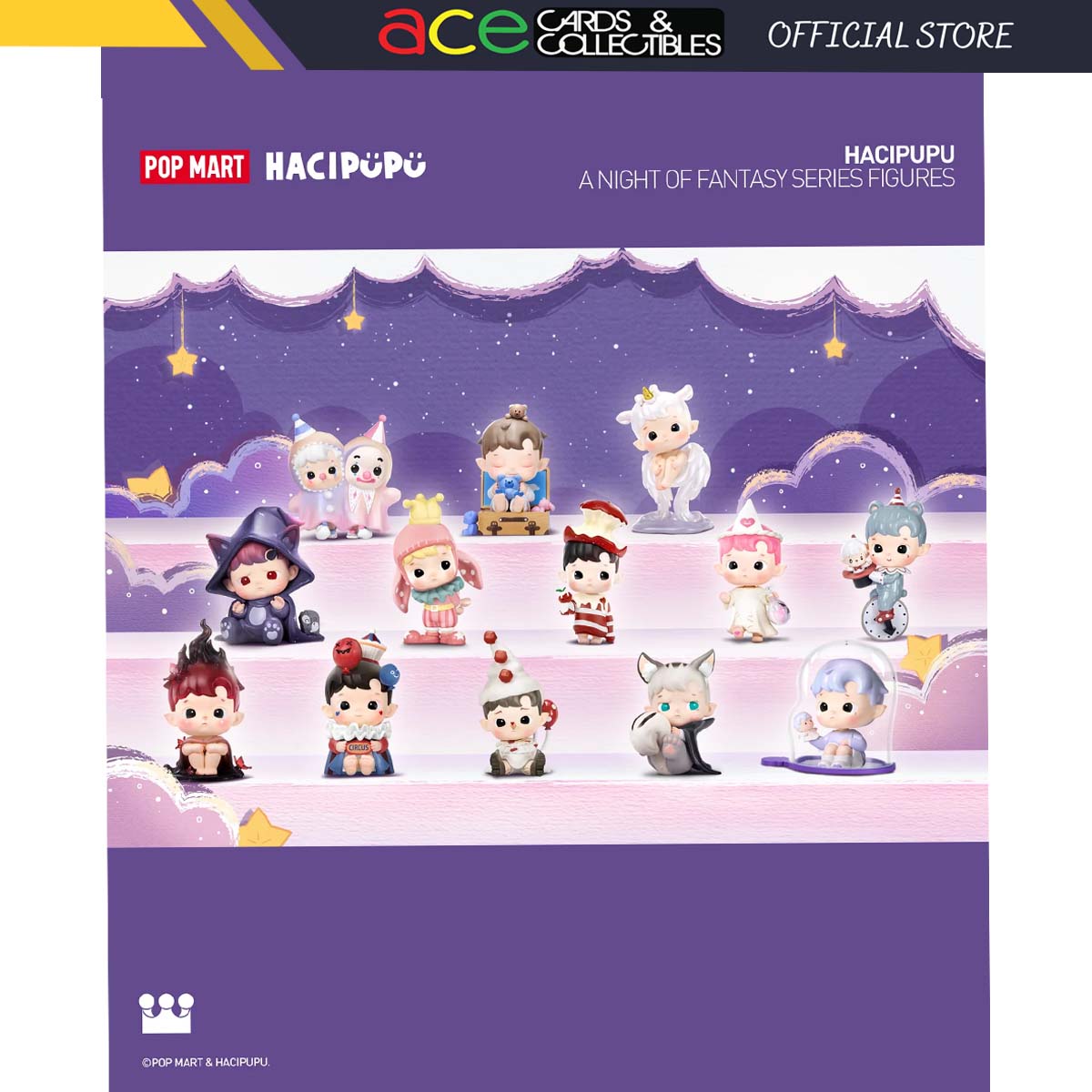 POP MART Hacipupu A Night of Fantasy Series-Single Box (Random)-Pop Mart-Ace Cards &amp; Collectibles