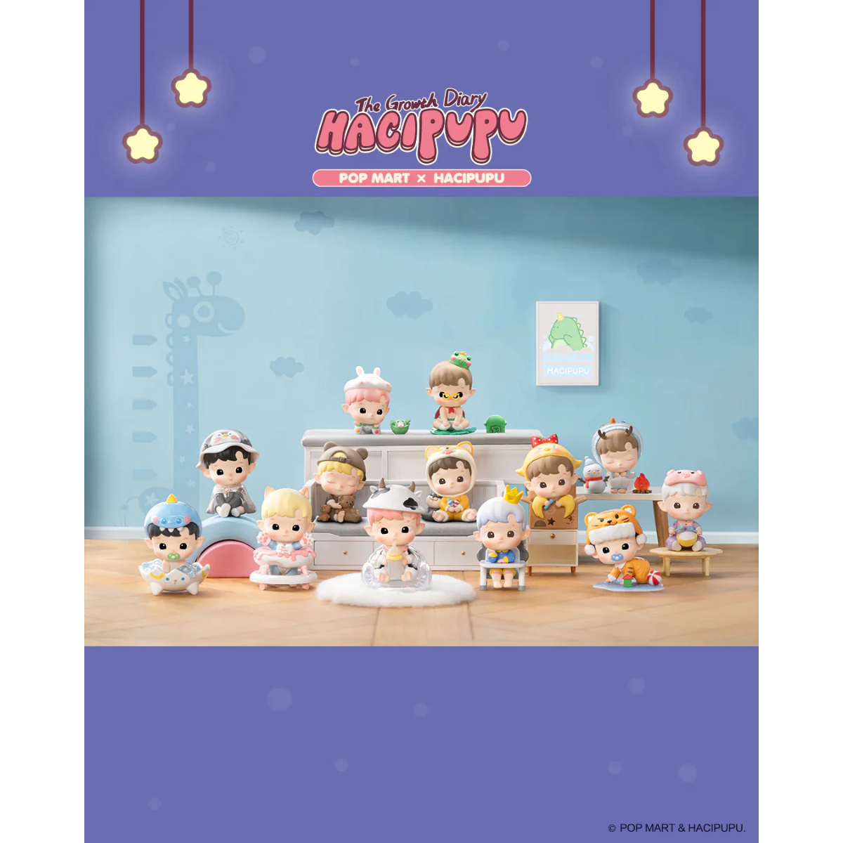 POP MART Hacipupu - The Growth Diary Series-Single Box (Random)-Pop Mart-Ace Cards & Collectibles