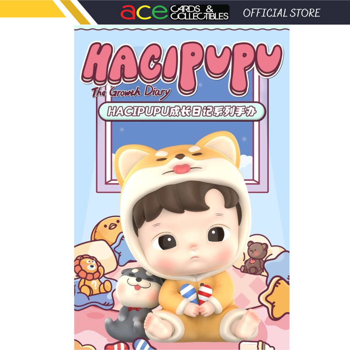 POP MART Hacipupu - The Growth Diary Series-Single Box (Random)-Pop Mart-Ace Cards & Collectibles