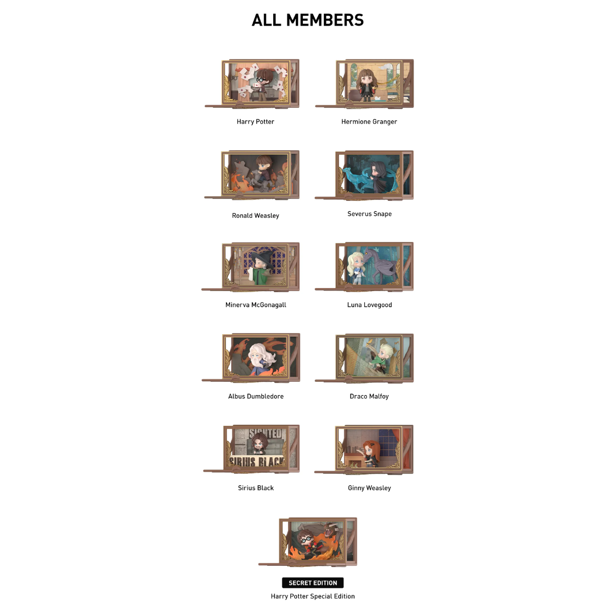 POP MART Harry Potter: Hogwarts Biographical Scene Series-Single Box (Random)-Pop Mart-Ace Cards & Collectibles