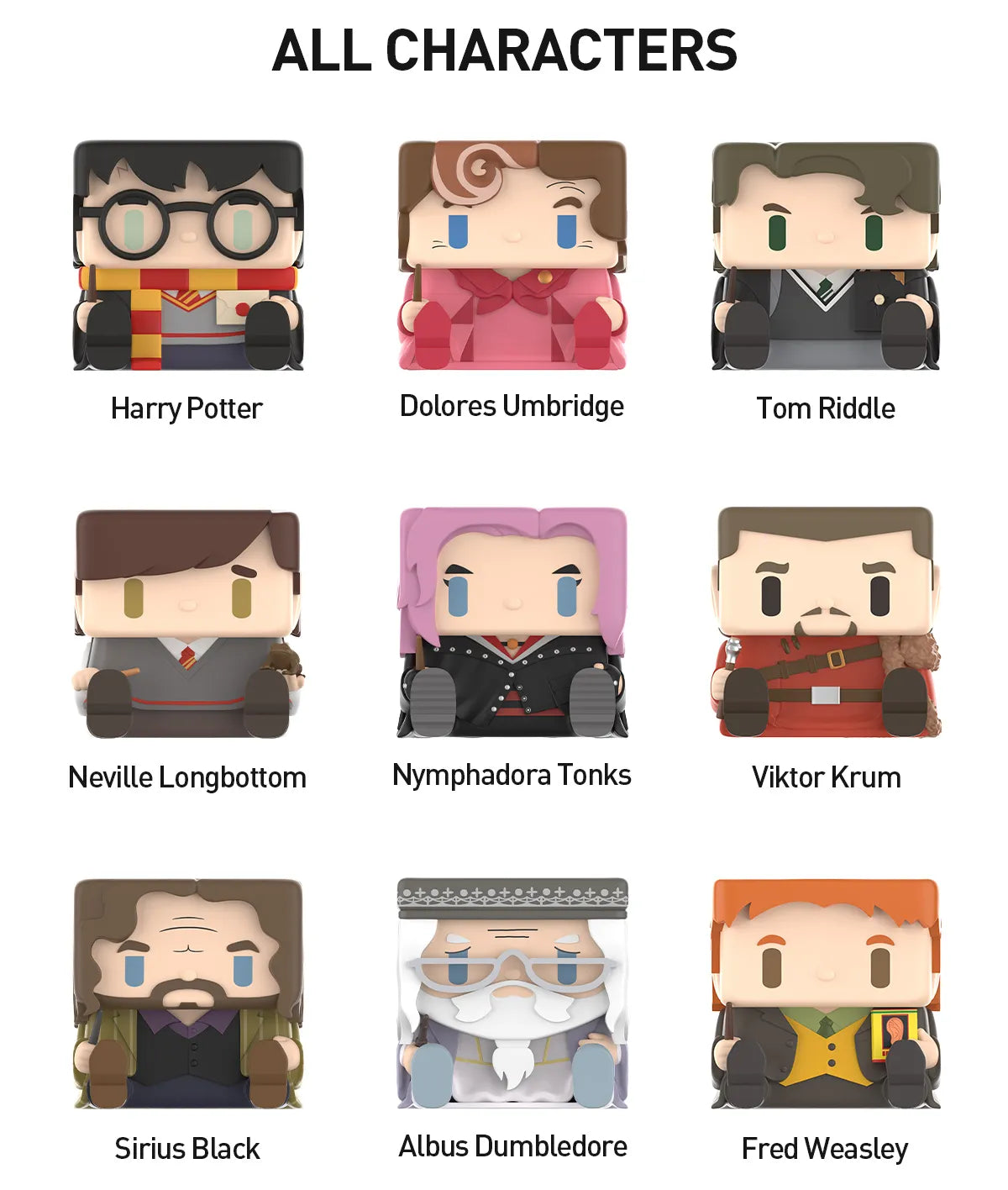 POP MART Harry Potter POP CUBE 1 Series Figures-Single Box (Random)-Pop Mart-Ace Cards & Collectibles