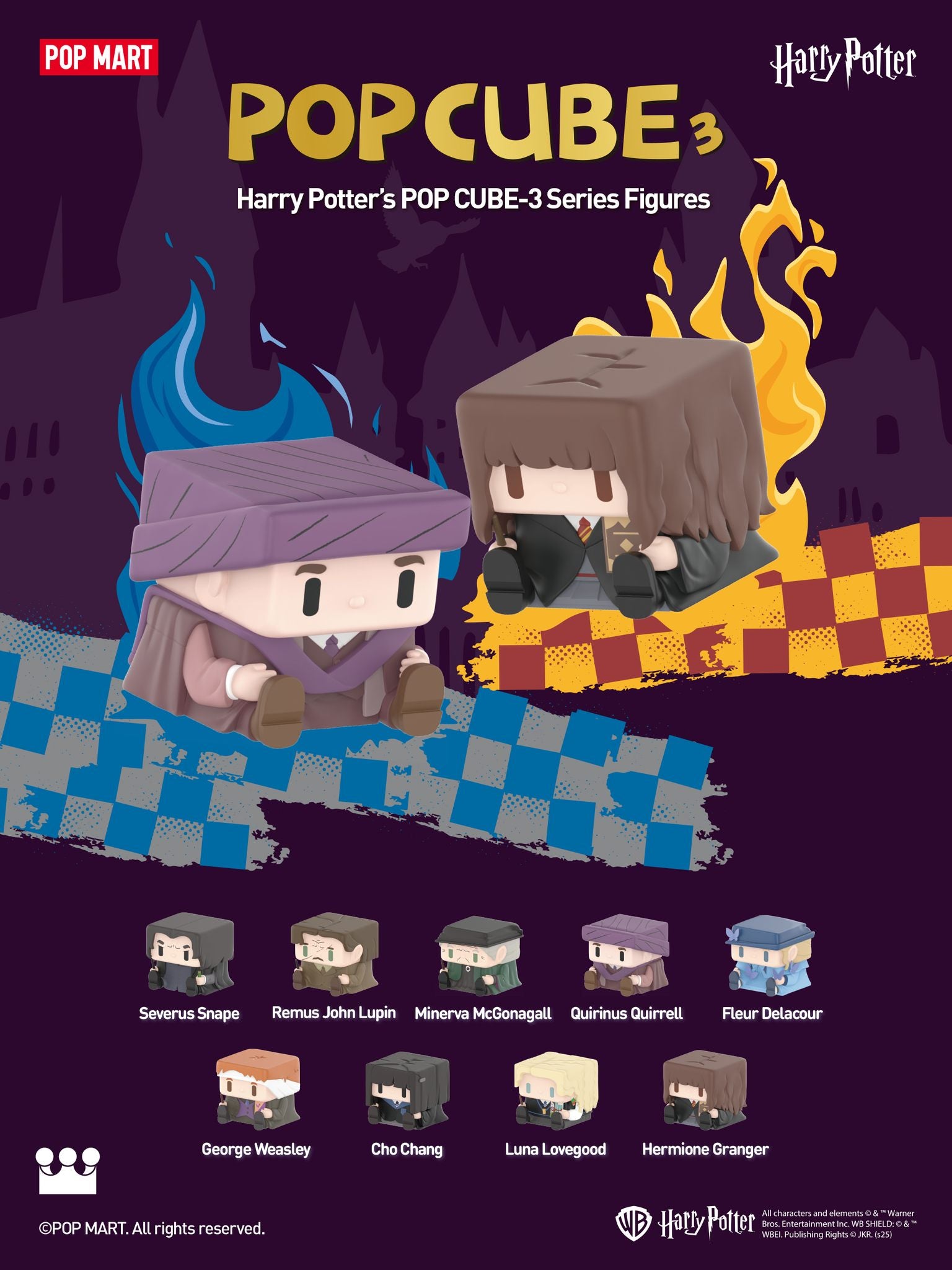 POP MART Harry Potter POP CUBE 3 Series Figures-Single Box (Random)-Pop Mart-Ace Cards & Collectibles