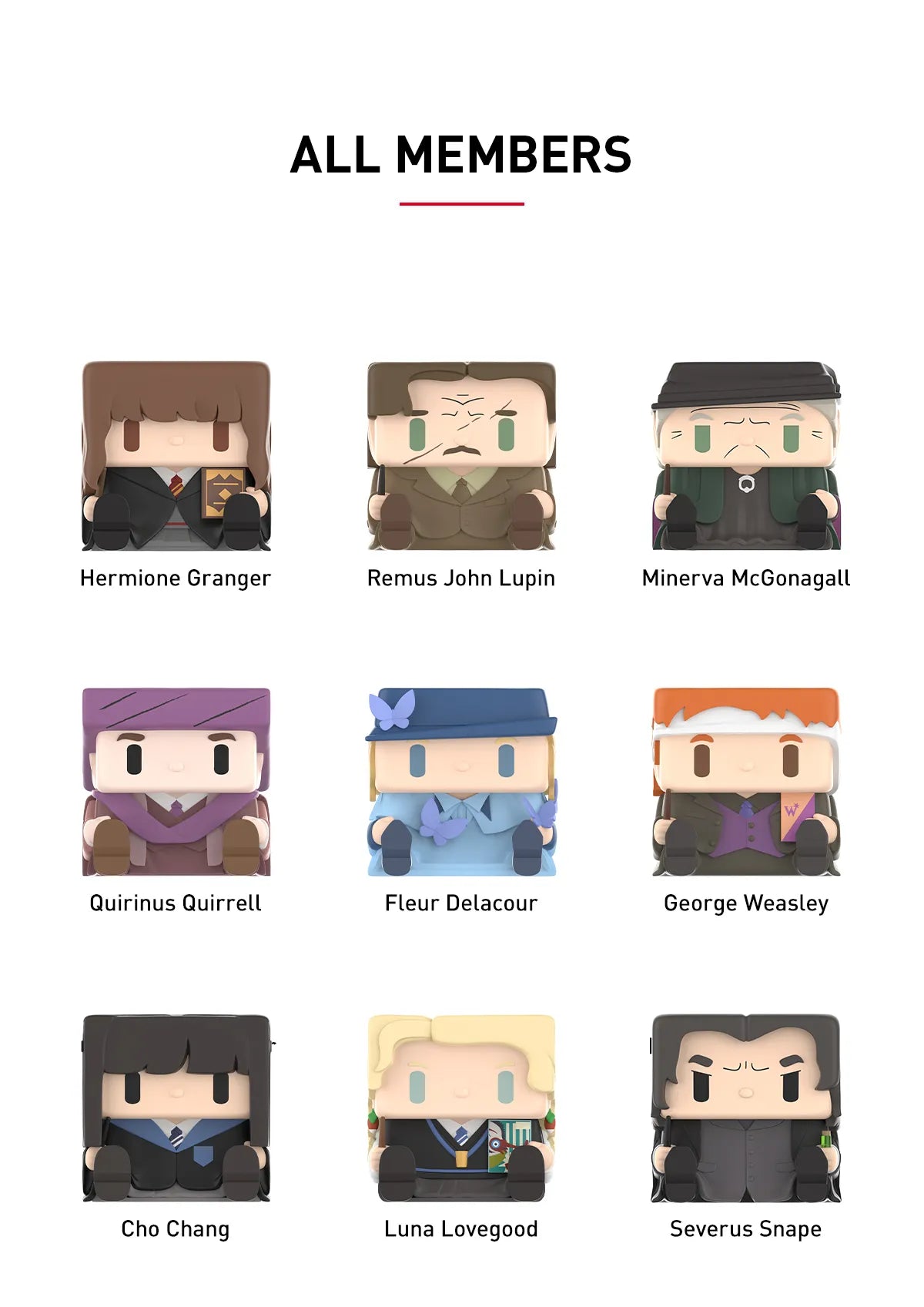 POP MART Harry Potter POP CUBE 3 Series Figures-Single Box (Random)-Pop Mart-Ace Cards & Collectibles