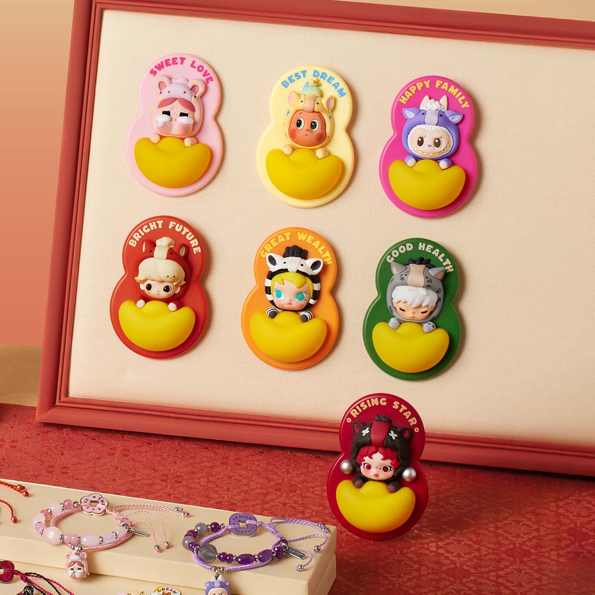 POP MART Have A Good Run Fridge Magnet Series-Single Box (Random)-Pop Mart-Ace Cards & Collectibles