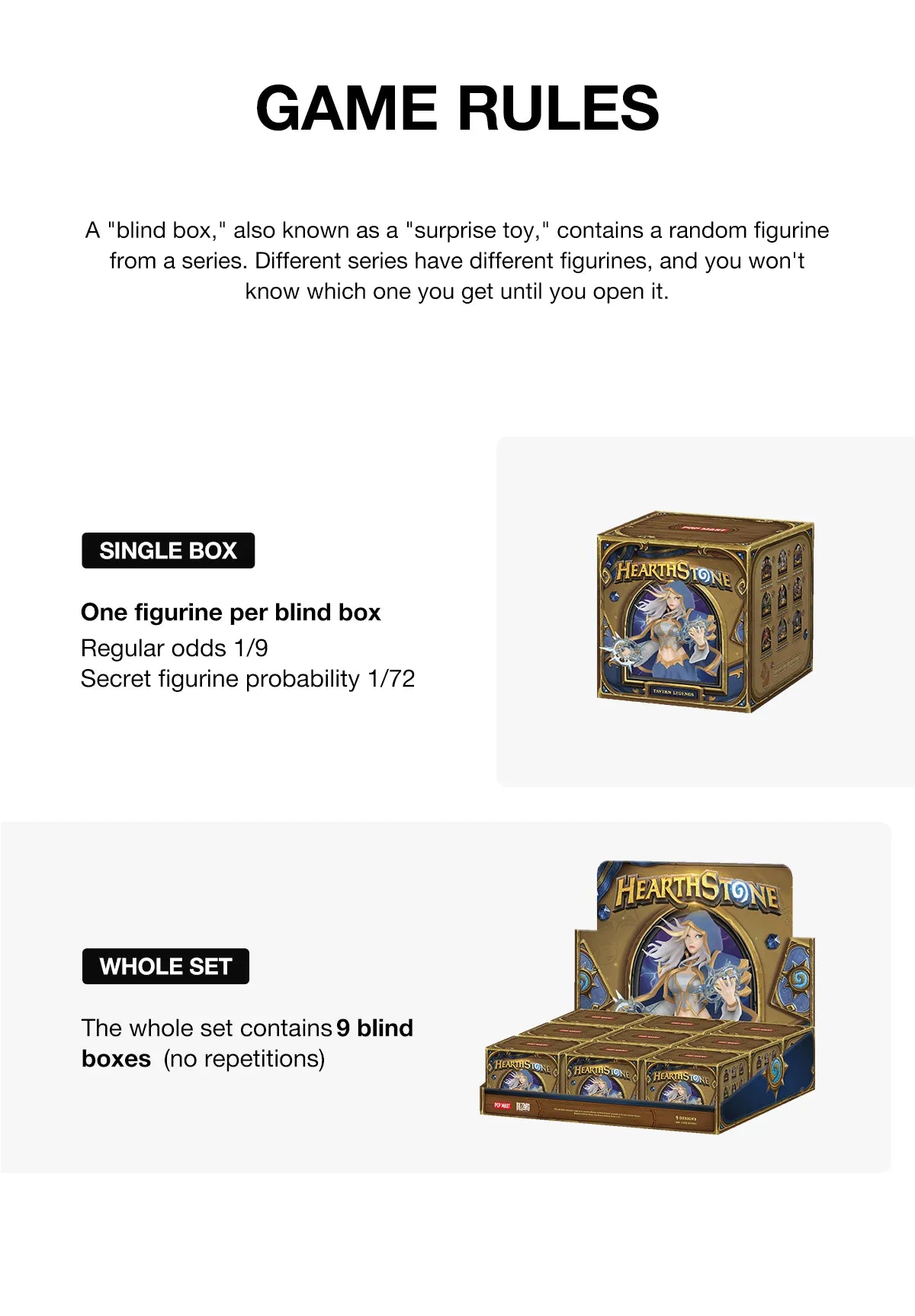 POP MART Hearthstone Legends in Tavern Series Figures-Single Box (Random)-Pop Mart-Ace Cards & Collectibles