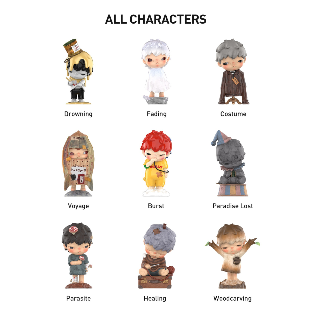 POP MART Hirono Reshape Series-Single Box (Random)-Pop Mart-Ace Cards & Collectibles