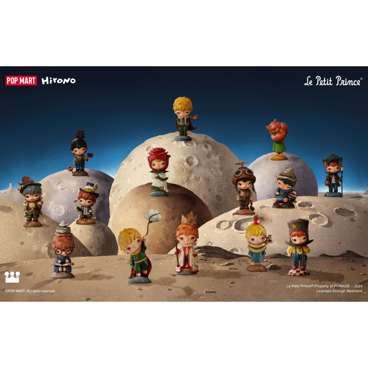 POP MART Hirono×Le Petit Prince Series Figures-Single Box (Random)-Pop Mart-Ace Cards & Collectibles
