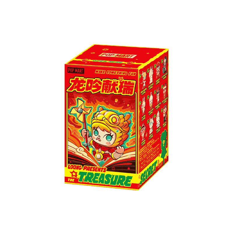 POP MART Loong Presents the Treasure Series-Single Box (Random)-Pop Mart-Ace Cards &amp; Collectibles