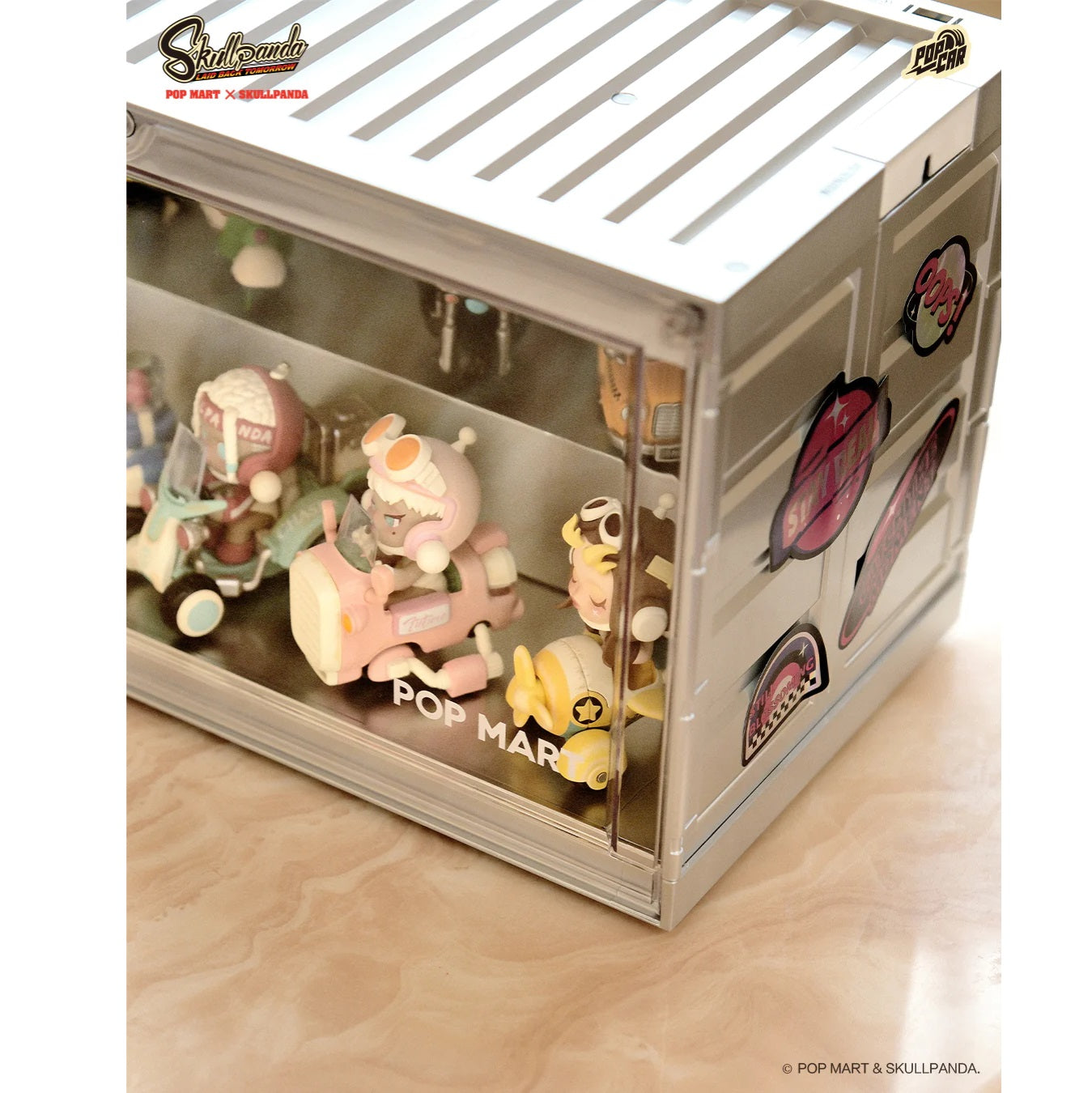 POP MART Luminous Display Container (Electroplated Silver)-Pop Mart-Ace Cards & Collectibles