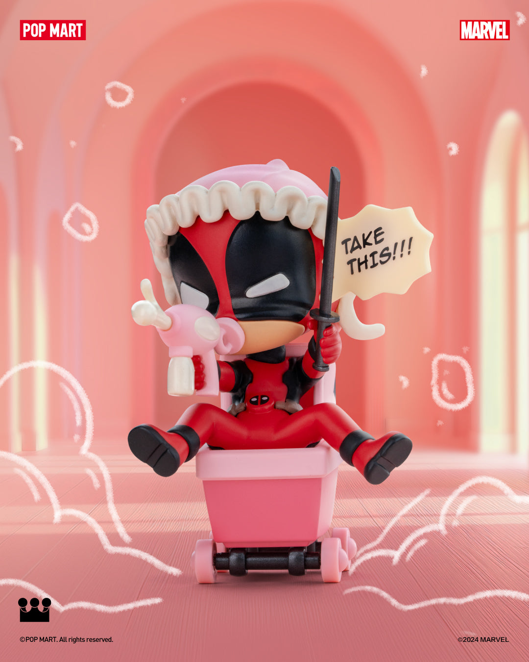 POP MART Marvel Deadpool Series-Single Box (Random)-Pop Mart-Ace Cards &amp; Collectibles