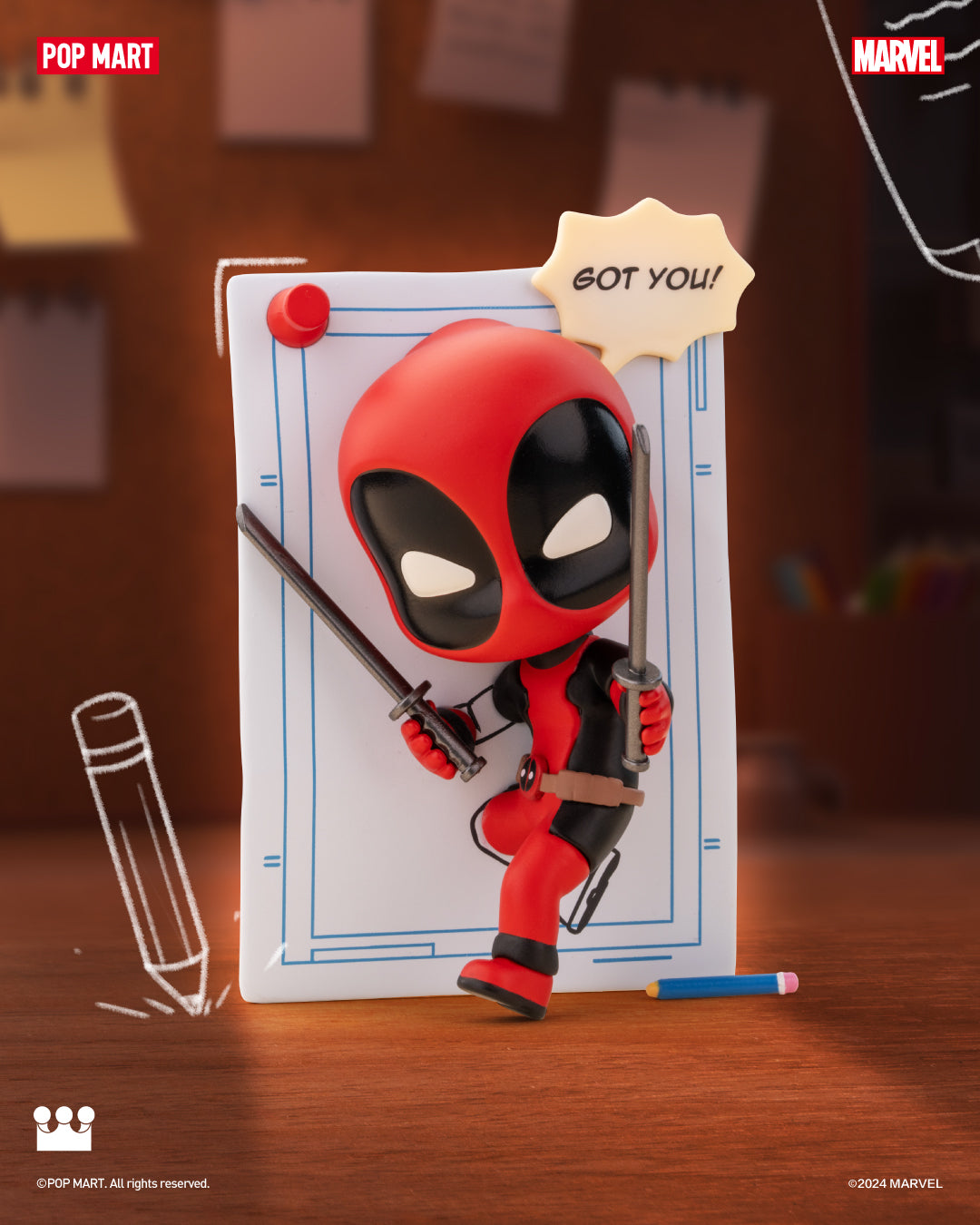 POP MART Marvel Deadpool Series-Single Box (Random)-Pop Mart-Ace Cards &amp; Collectibles