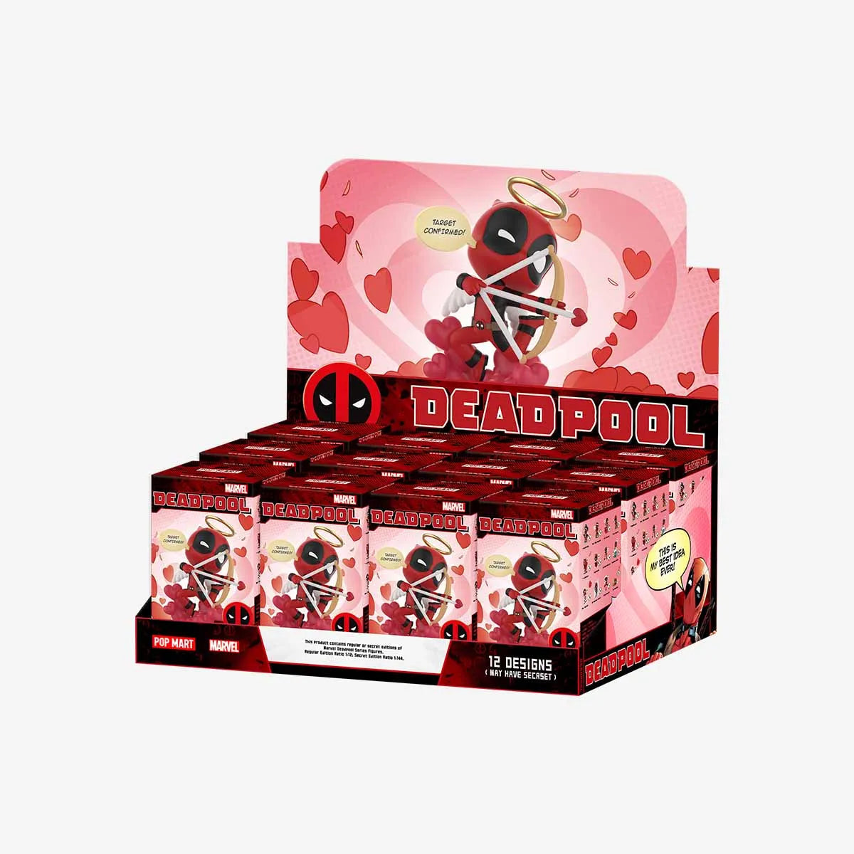 POP MART Marvel Deadpool Series-Whole Box (12pcs)-Pop Mart-Ace Cards &amp; Collectibles