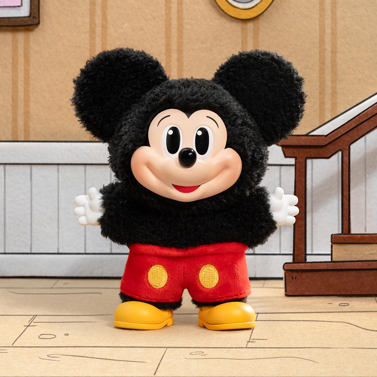 POP MART Mickey Family Cute Together Keychain Series Figures-Single Box (Random)-Pop Mart-Ace Cards & Collectibles