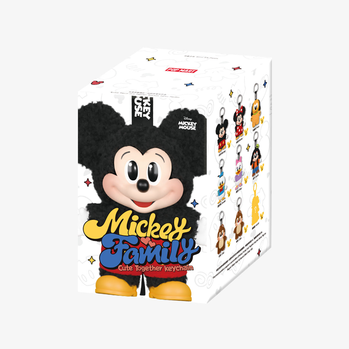 POP MART Mickey Family Cute Together Keychain Series Figures-Single Box (Random)-Pop Mart-Ace Cards & Collectibles