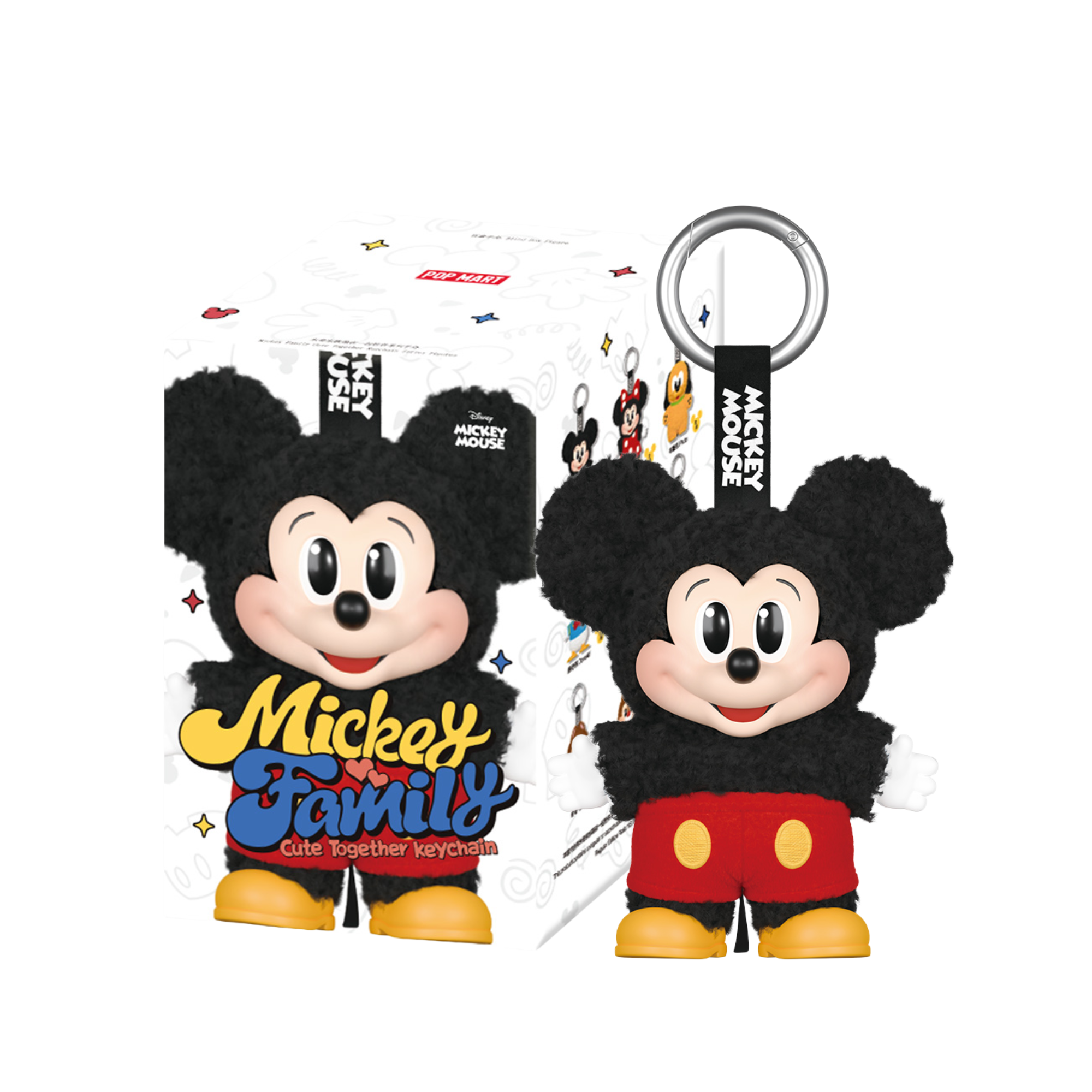 POP MART Mickey Family Cute Together Keychain Series Figures - Ace