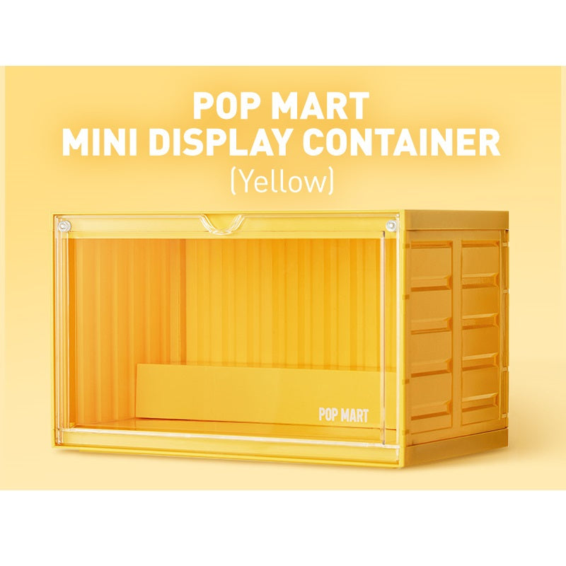 POP MART Mini Display Container (Yellow)-Pop Mart-Ace Cards &amp; Collectibles