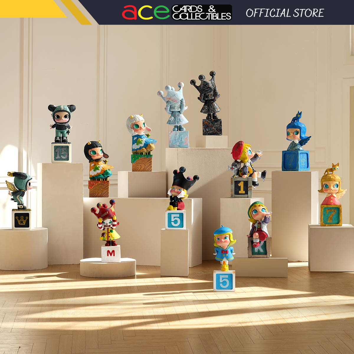 POP MART Molly Anniversary Statues Classical Retro 2 Series-Single Box (Random)-Pop Mart-Ace Cards & Collectibles