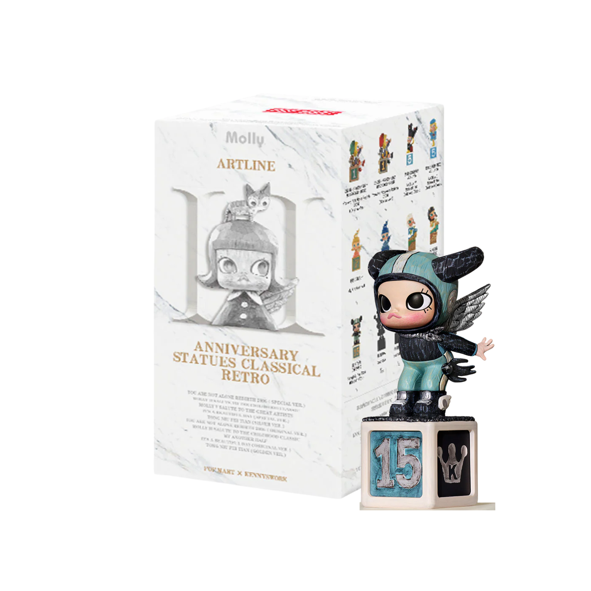 POP MART Molly Anniversary Statues Classical Retro 2 Series-Single Box (Random)-Pop Mart-Ace Cards & Collectibles