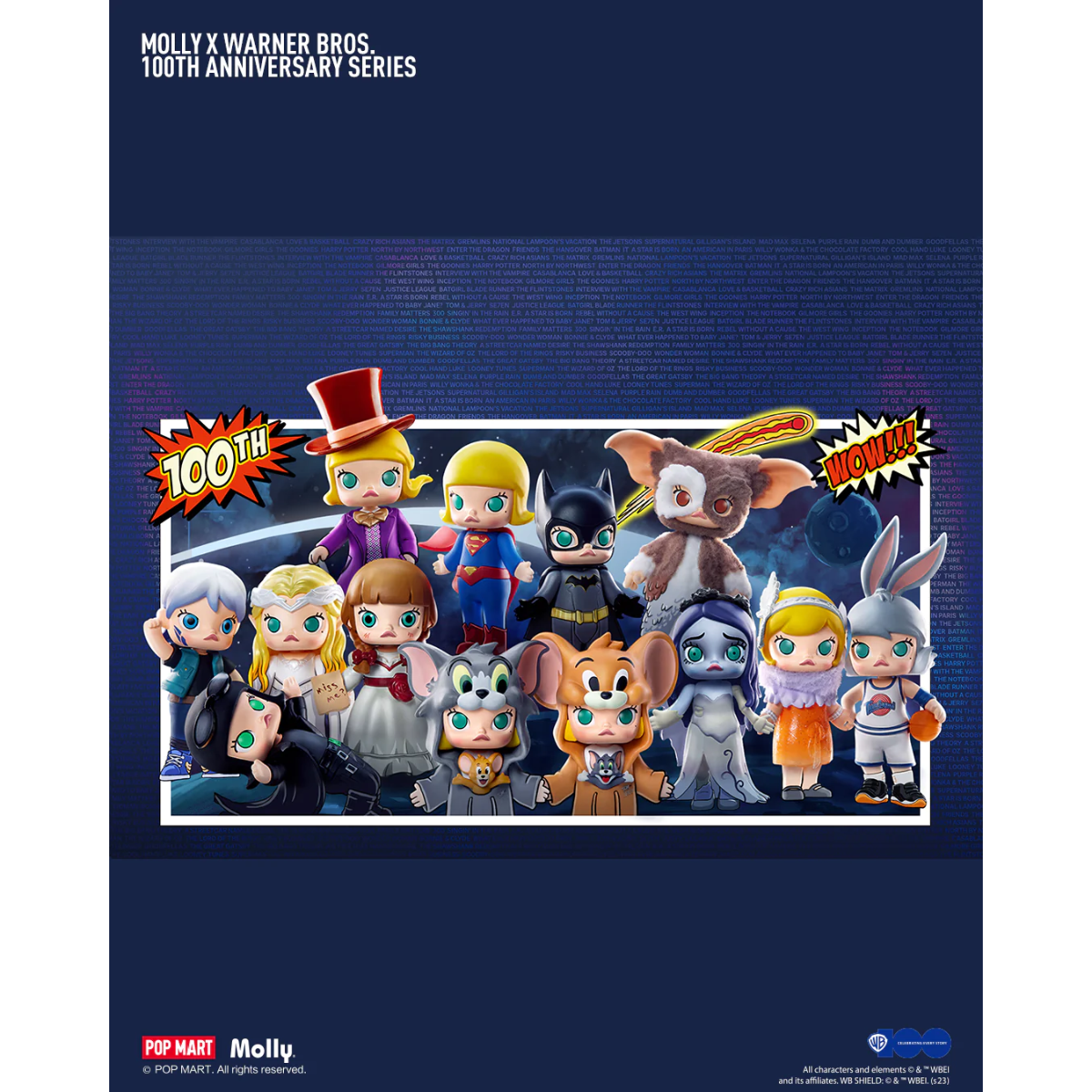 POP MART Molly x Warner Bros 100th Anniversary-Single Box (Random)-Pop Mart-Ace Cards &amp; Collectibles