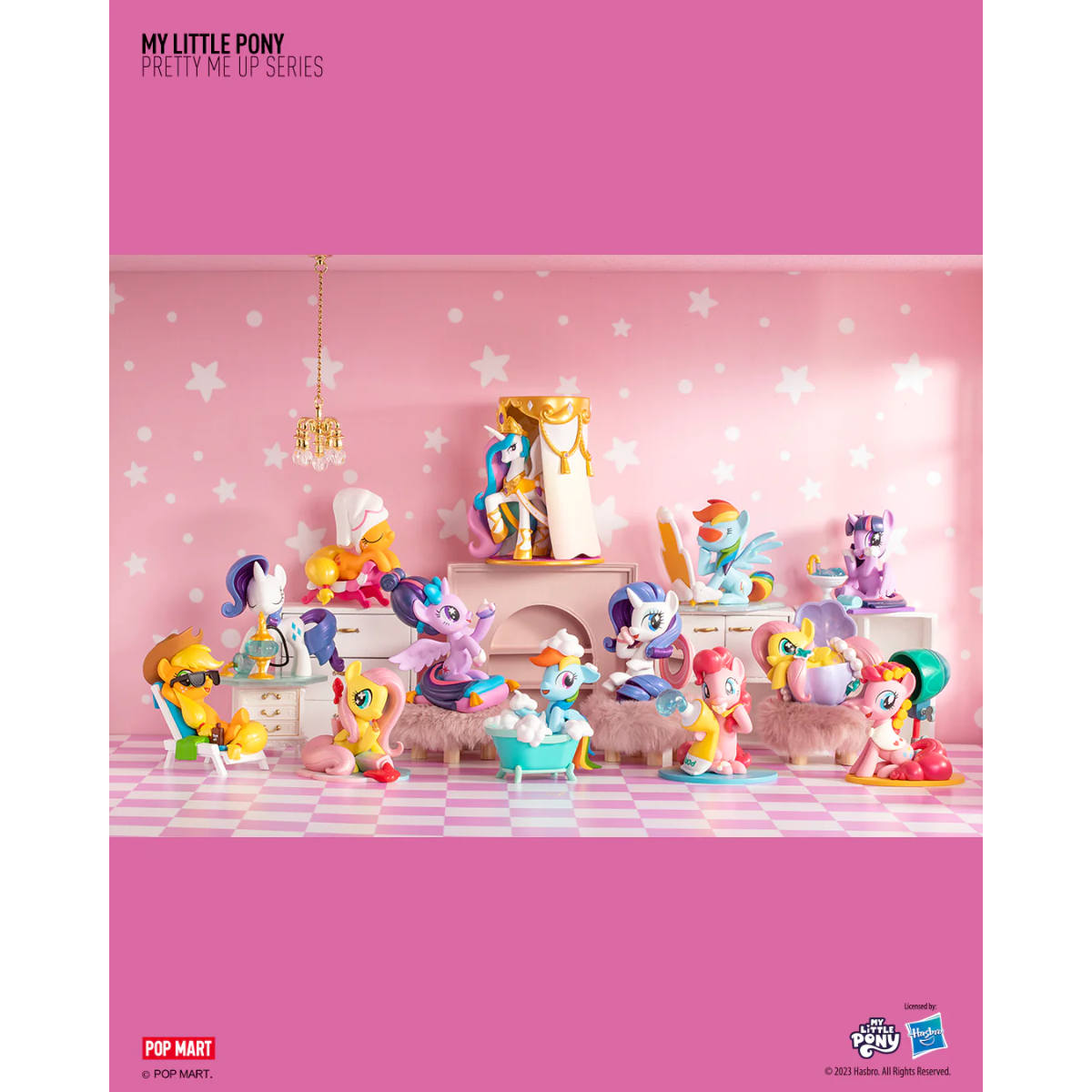 POP MART My Little Pony Pretty Me Up Series-Single Box (Random)-Pop Mart-Ace Cards &amp; Collectibles