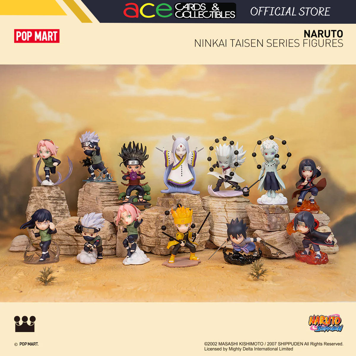 POP MART Naruto Ninkai Taisen Series-Single Box (Random)-Pop Mart-Ace Cards &amp; Collectibles