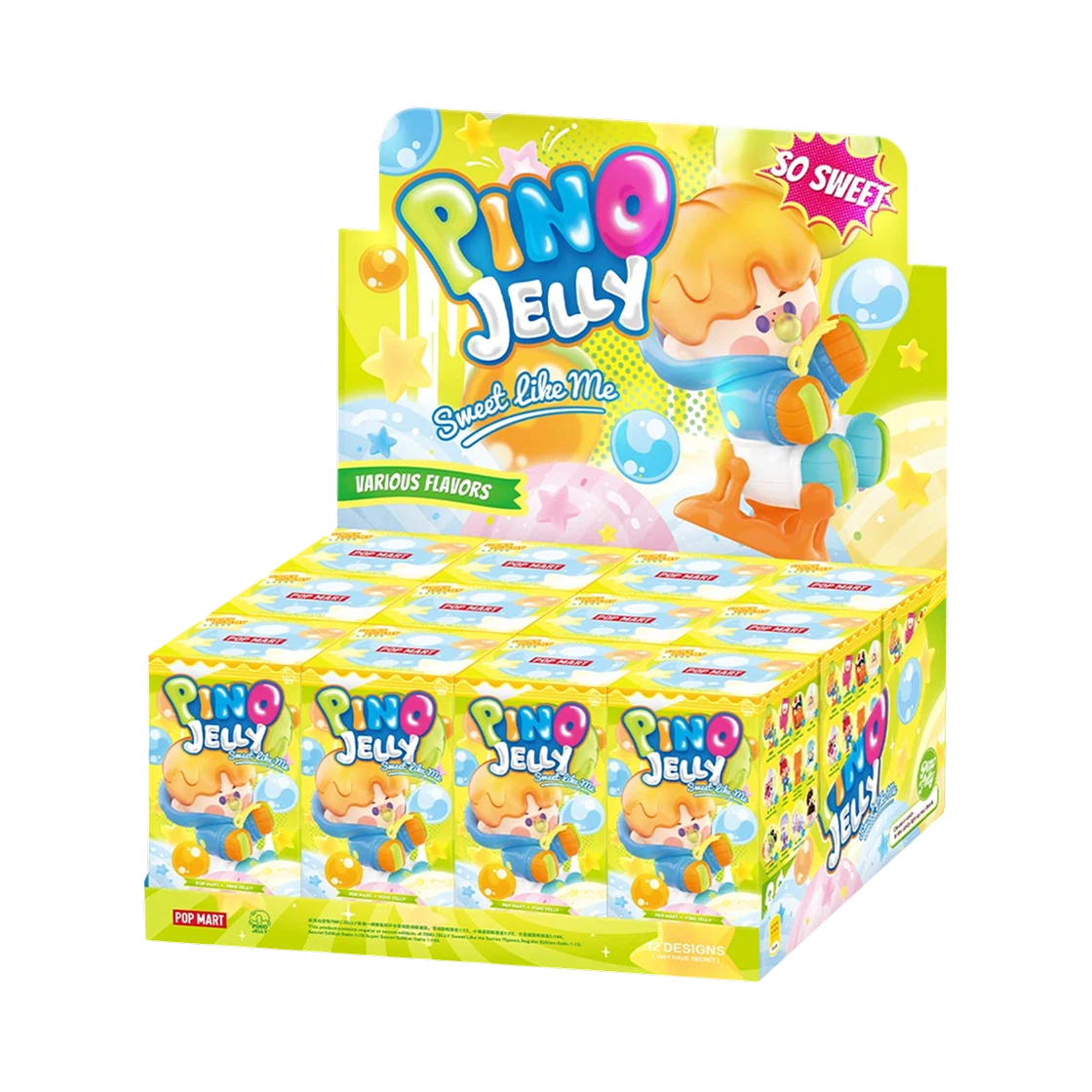 POP MART PINO JELLY Sweet Like Me Series Figures-Single Box (Random)-Pop Mart-Ace Cards & Collectibles