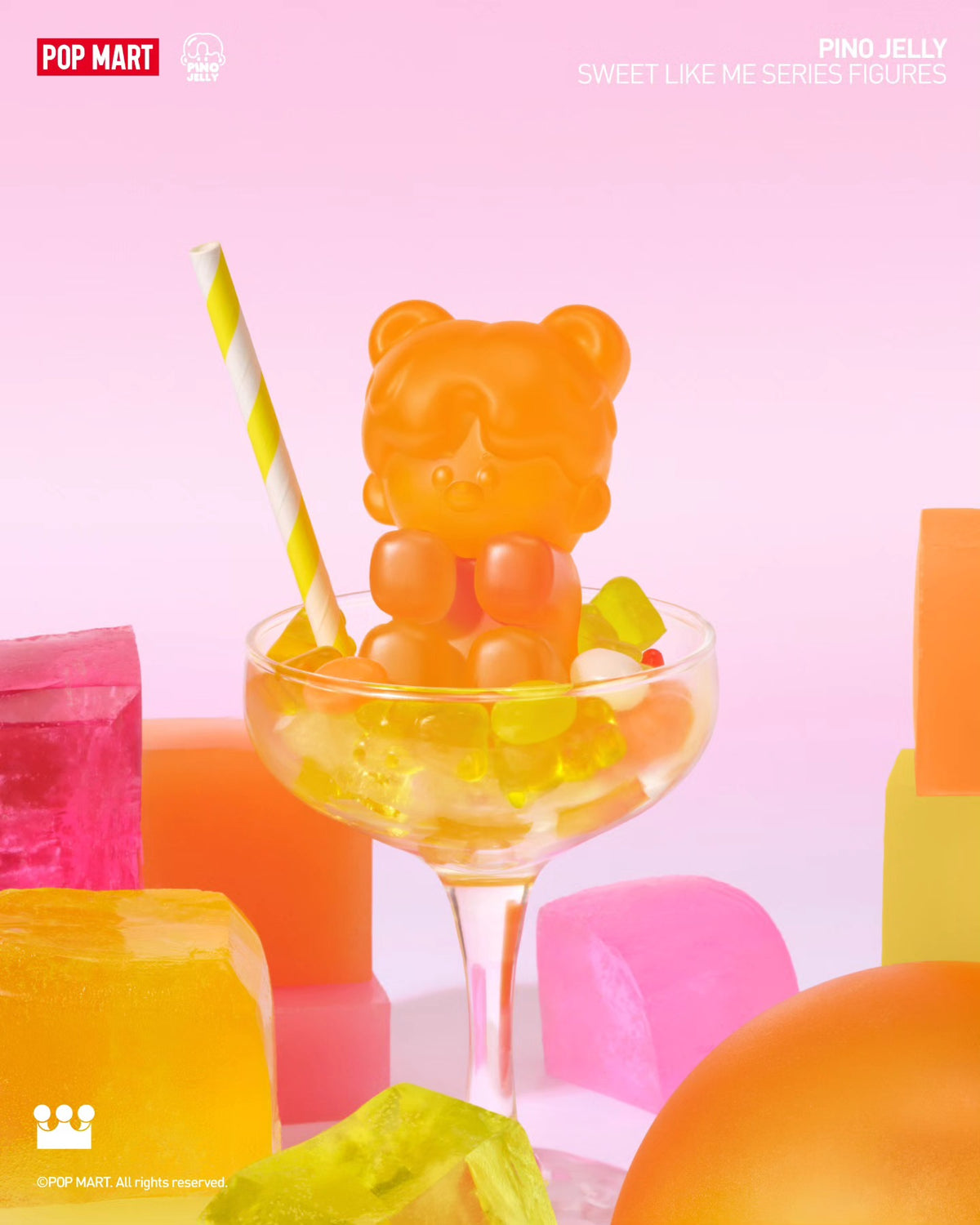 POP MART PINO JELLY Sweet Like Me Series Figures-Single Box (Random)-Pop Mart-Ace Cards & Collectibles