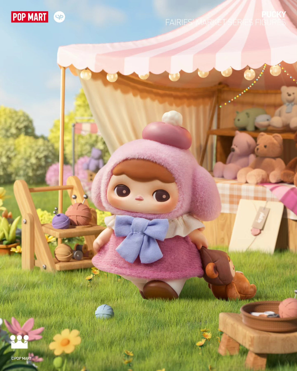 POP MART PUCKY Fairies' Market Series Figures-Single Box (Random)-Pop Mart-Ace Cards & Collectibles