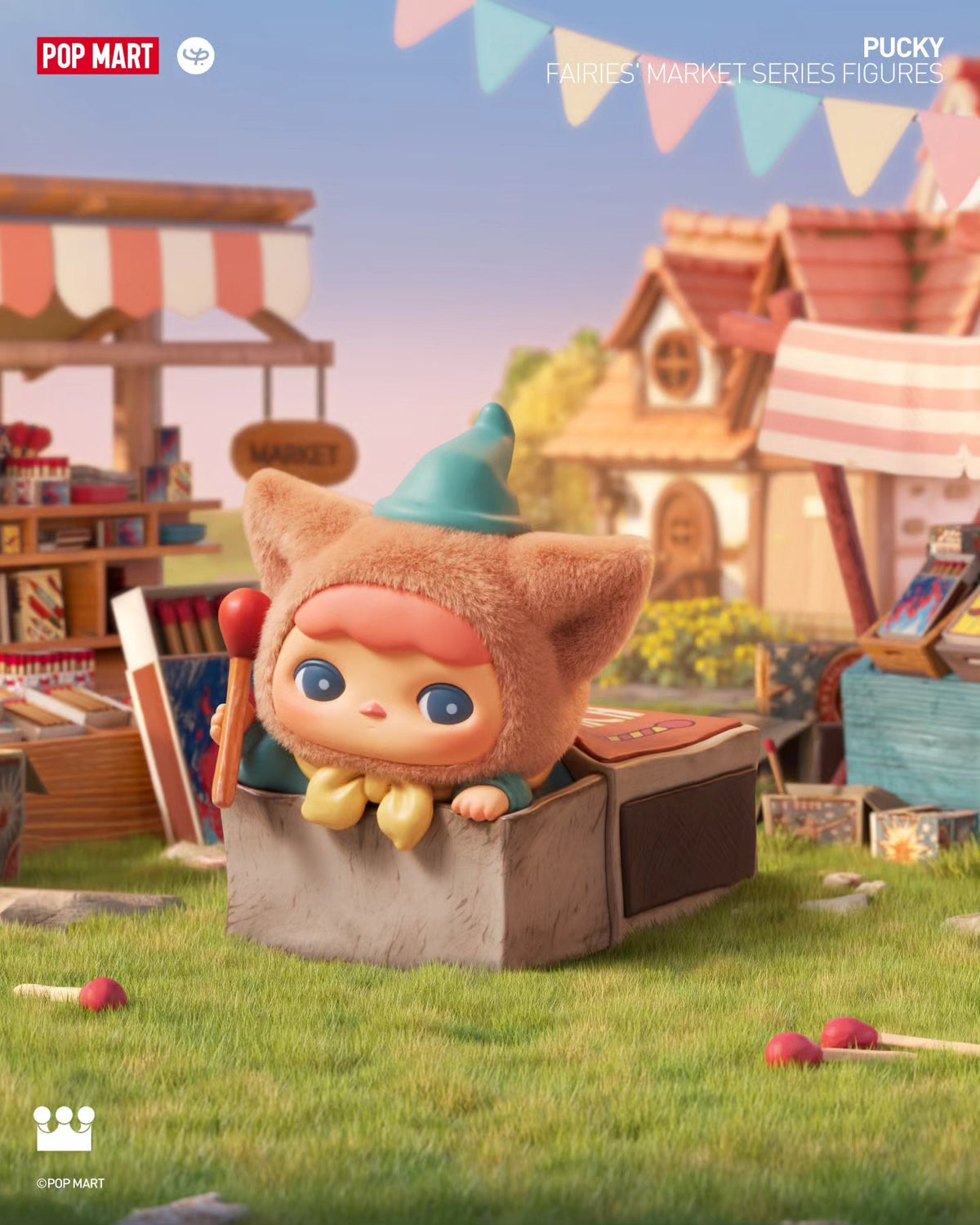 POP MART PUCKY Fairies' Market Series Figures-Single Box (Random)-Pop Mart-Ace Cards & Collectibles