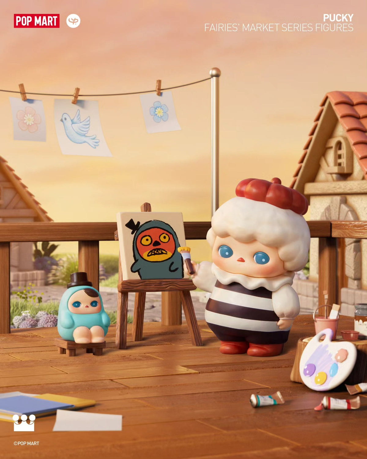 POP MART PUCKY Fairies' Market Series Figures-Single Box (Random)-Pop Mart-Ace Cards & Collectibles