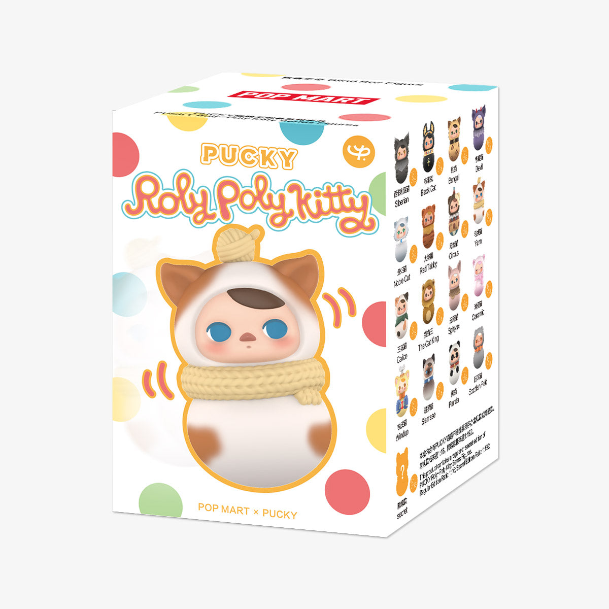 POP MART PUCKY Roly-Poly Kitty Series-Single Box (Random)-Pop Mart-Ace Cards &amp; Collectibles