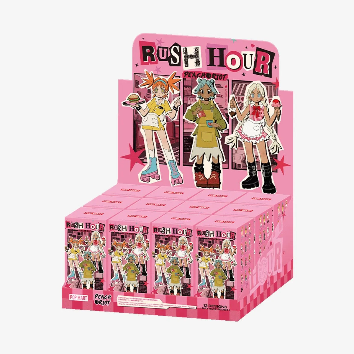 POP MART Peach Riot Rush Hour Series Figures-Single Box (Random)-Pop Mart-Ace Cards & Collectibles