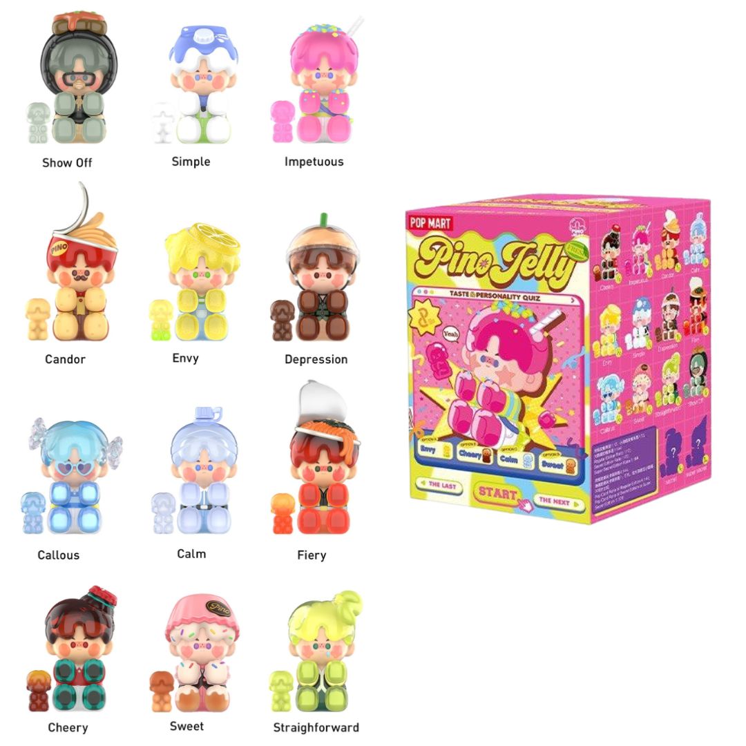 POP MART Pino Jelly Series-Taste & Personality Quiz-Pop Mart-Ace Cards & Collectibles