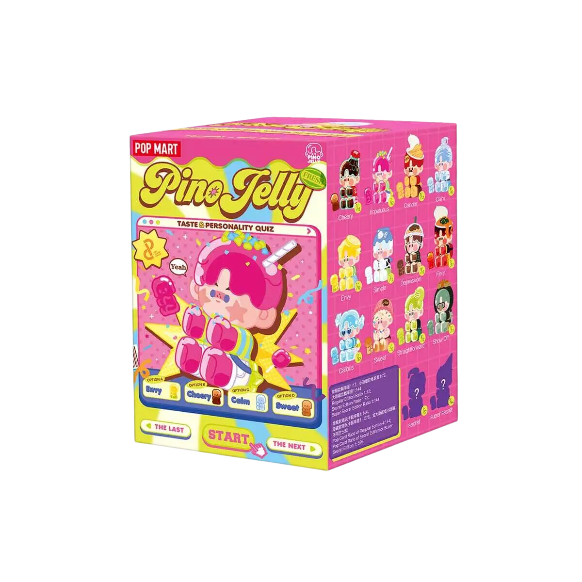 POP MART Pino Jelly Series-Taste &amp; Personality Quiz-Pop Mart-Ace Cards &amp; Collectibles