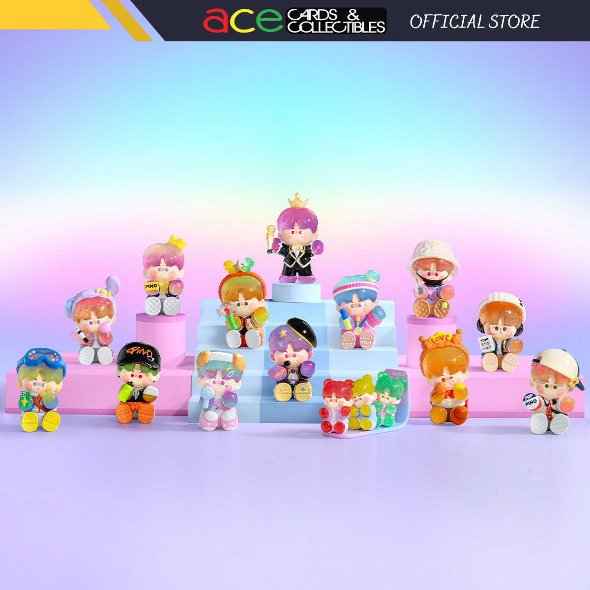 POP MART Pino Jelly Star Project Series-Single Box (Random)-Pop Mart-Ace Cards &amp; Collectibles