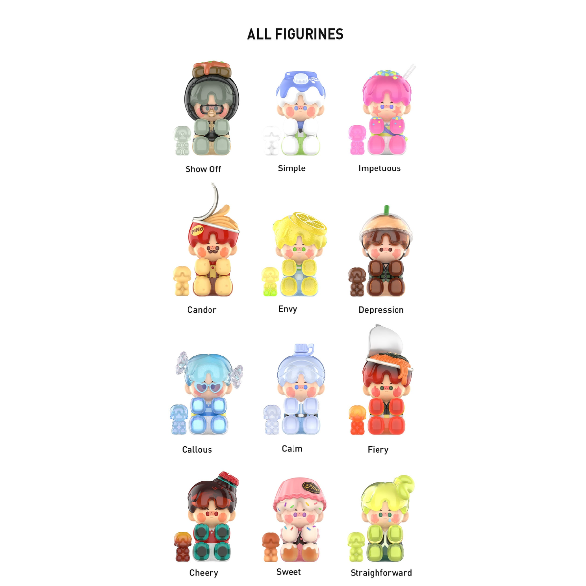 POP MART Pino Jelly Taste & Personality Quiz-Single Box (Random)-Pop Mart-Ace Cards & Collectibles