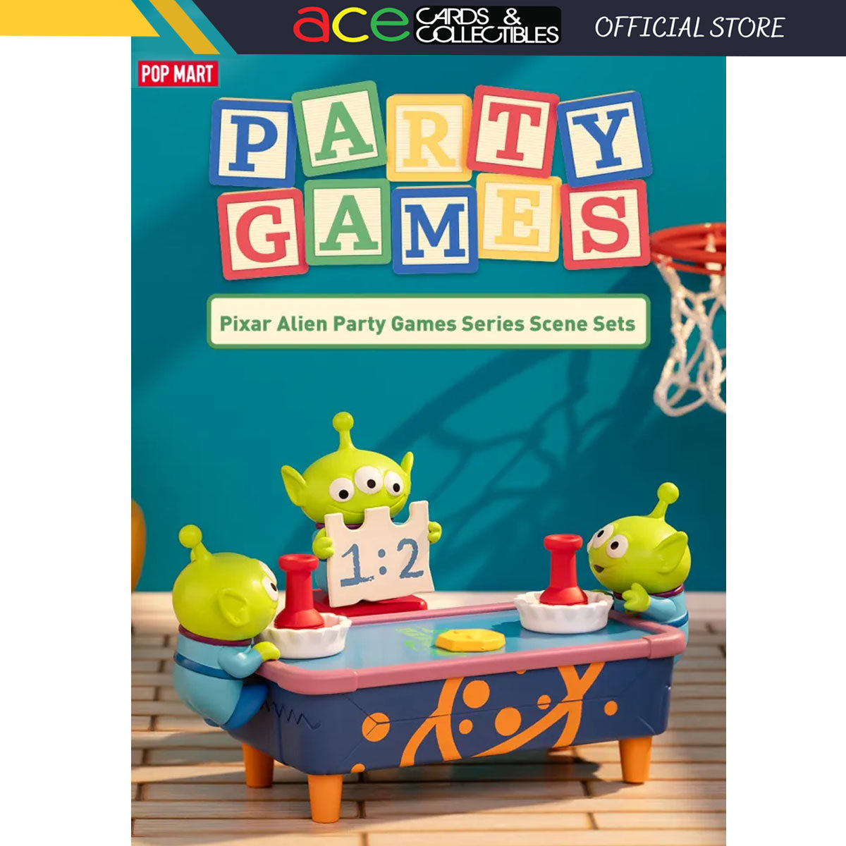 POP MART Pixar Alien Party Games Series Scene Sets-Single Box (Random)-Pop Mart-Ace Cards &amp; Collectibles