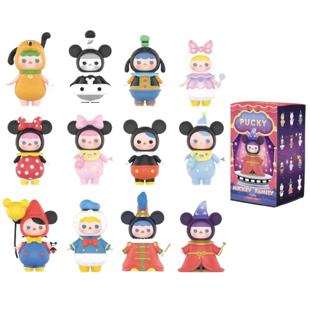 POP MART Pucky Series-Mickey Family-Pop Mart-Ace Cards & Collectibles