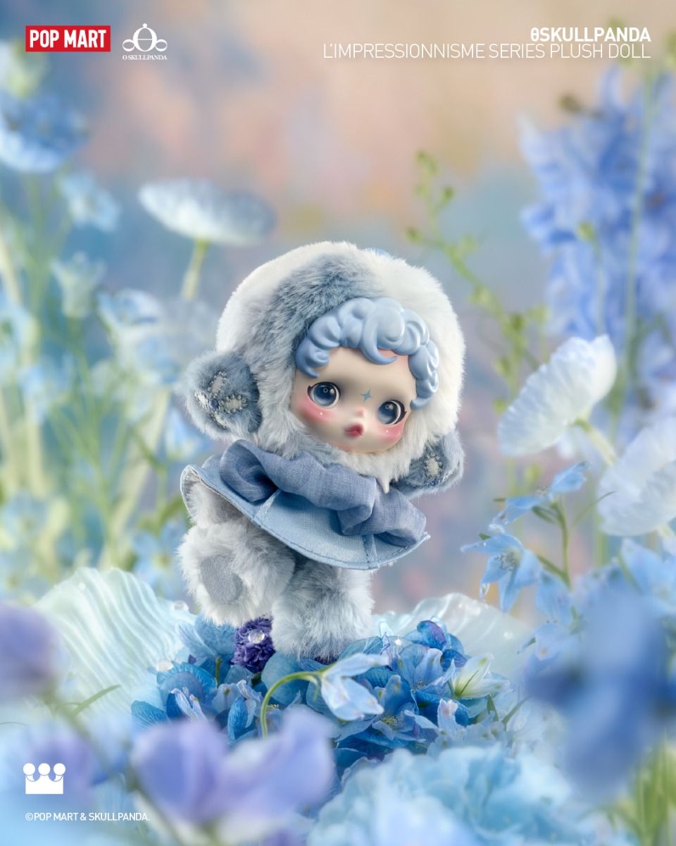 POP MART SKULLPANDA L'impressionnisme Series Plush Doll-Single Box (Random)-Pop Mart-Ace Cards & Collectibles