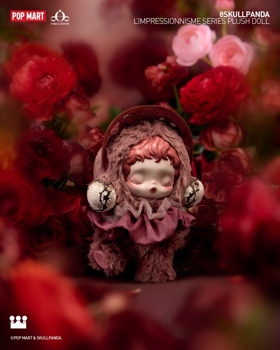 POP MART SKULLPANDA L'impressionnisme Series Plush Doll-Single Box (Random)-Pop Mart-Ace Cards & Collectibles