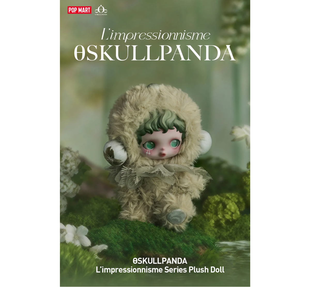POP MART SKULLPANDA L'impressionnisme Series Plush Doll-Single Box (Random)-Pop Mart-Ace Cards & Collectibles