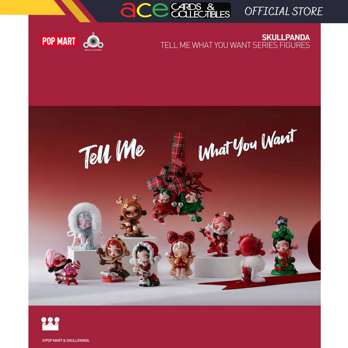 POP MART SKULLPANDA Tell Me What You Want Series-Single Box (Random)-Pop Mart-Ace Cards &amp; Collectibles