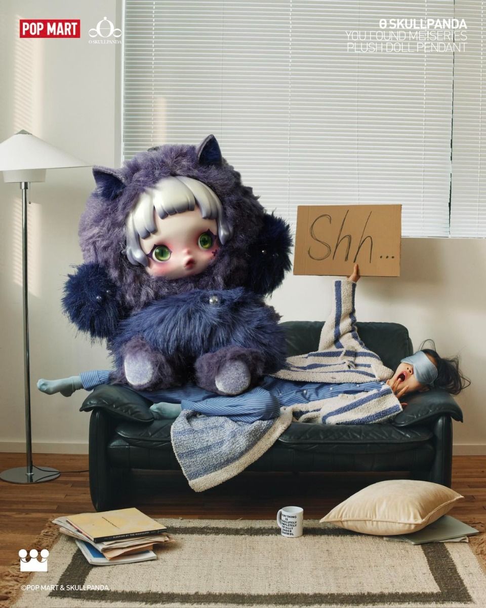 POP MART SKULLPANDA You Found Me! Series Plush Doll Pendant-Single Box (Random)-Pop Mart-Ace Cards & Collectibles