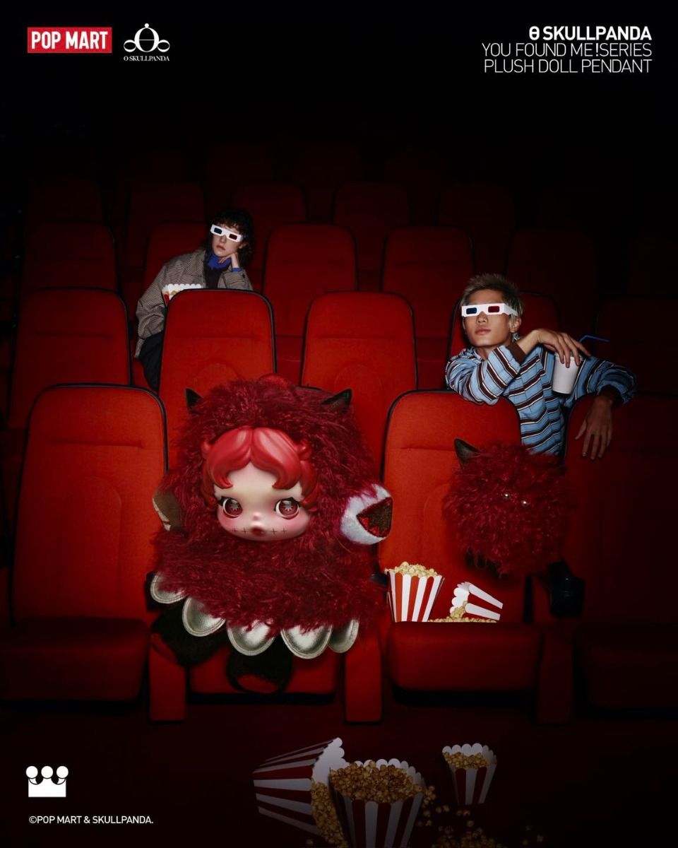 POP MART SKULLPANDA You Found Me! Series Plush Doll Pendant-Single Box (Random)-Pop Mart-Ace Cards & Collectibles