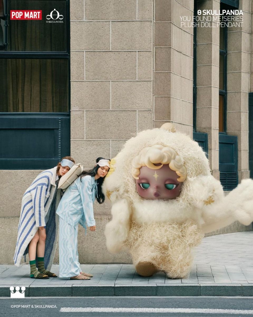 POP MART SKULLPANDA You Found Me! Series Plush Doll Pendant-Single Box (Random)-Pop Mart-Ace Cards & Collectibles