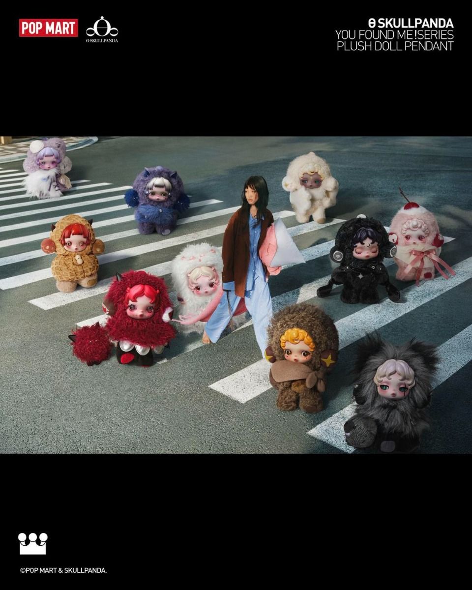 POP MART SKULLPANDA You Found Me! Series Plush Doll Pendant-Single Box (Random)-Pop Mart-Ace Cards & Collectibles