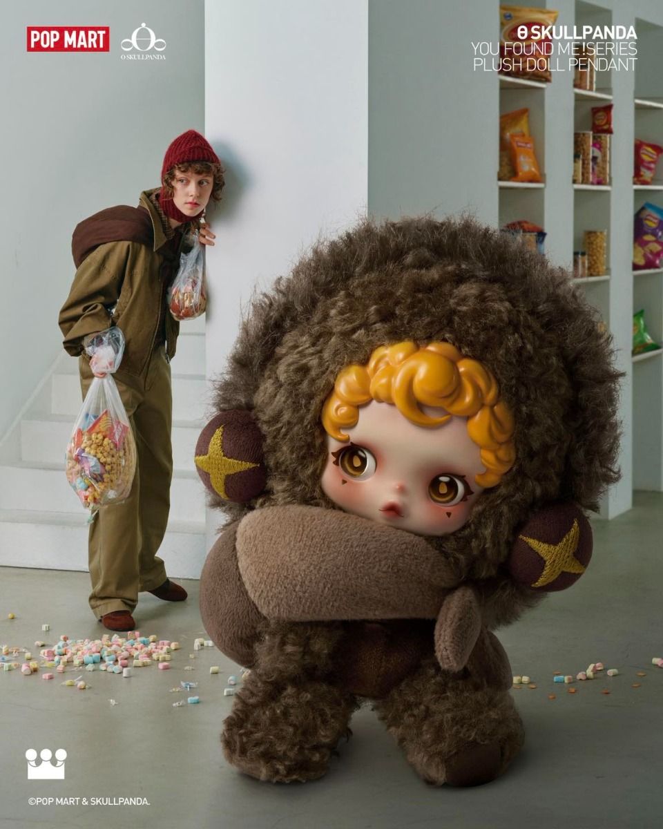 POP MART SKULLPANDA You Found Me! Series Plush Doll Pendant-Single Box (Random)-Pop Mart-Ace Cards & Collectibles