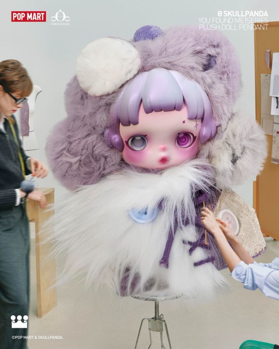 POP MART SKULLPANDA You Found Me! Series Plush Doll Pendant-Single Box (Random)-Pop Mart-Ace Cards & Collectibles