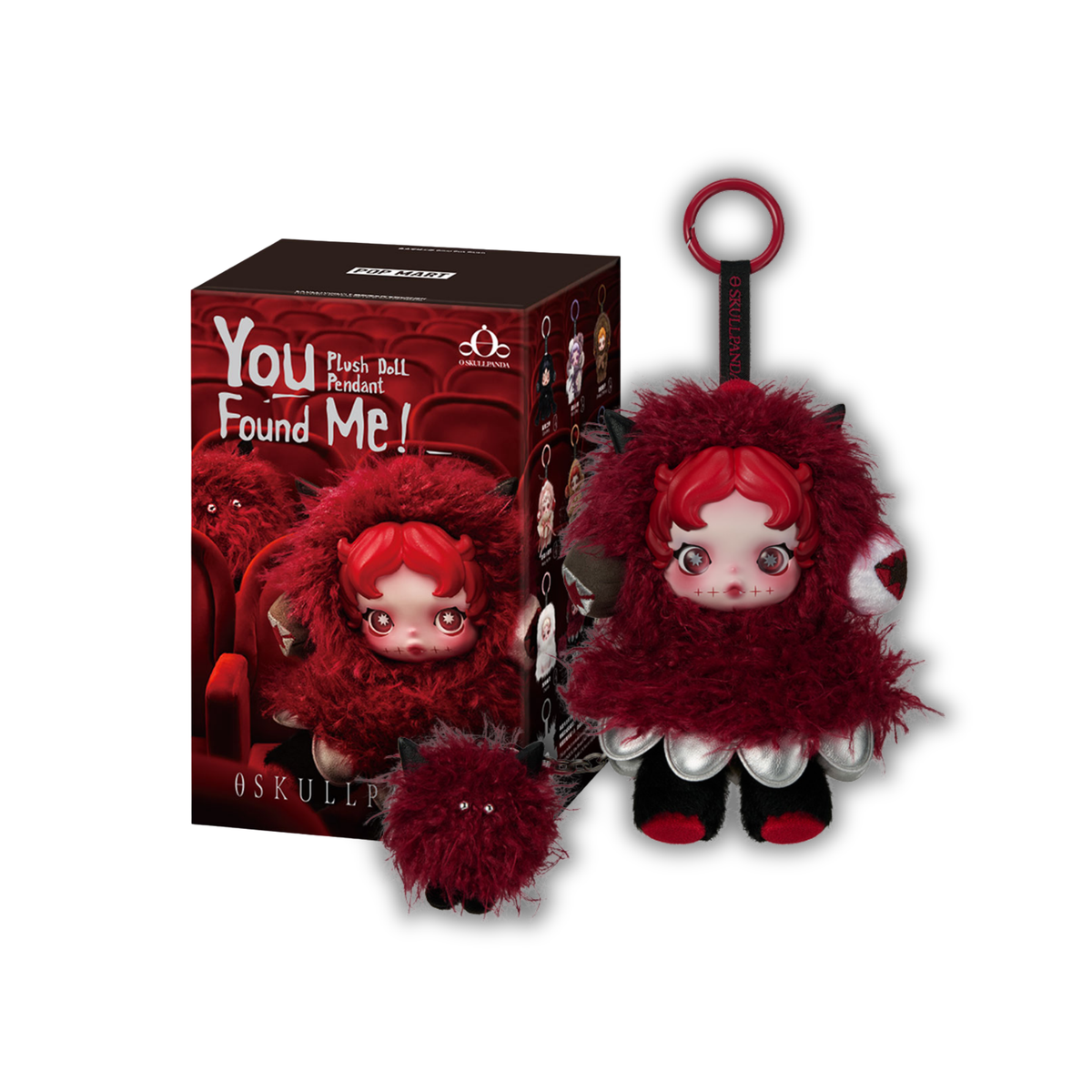 POP MART SKULLPANDA You Found Me! Series Plush Doll Pendant-Single Box (Random)-Pop Mart-Ace Cards & Collectibles